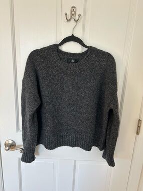 Banana Republic Dark Charcoal Crewneck Sweater